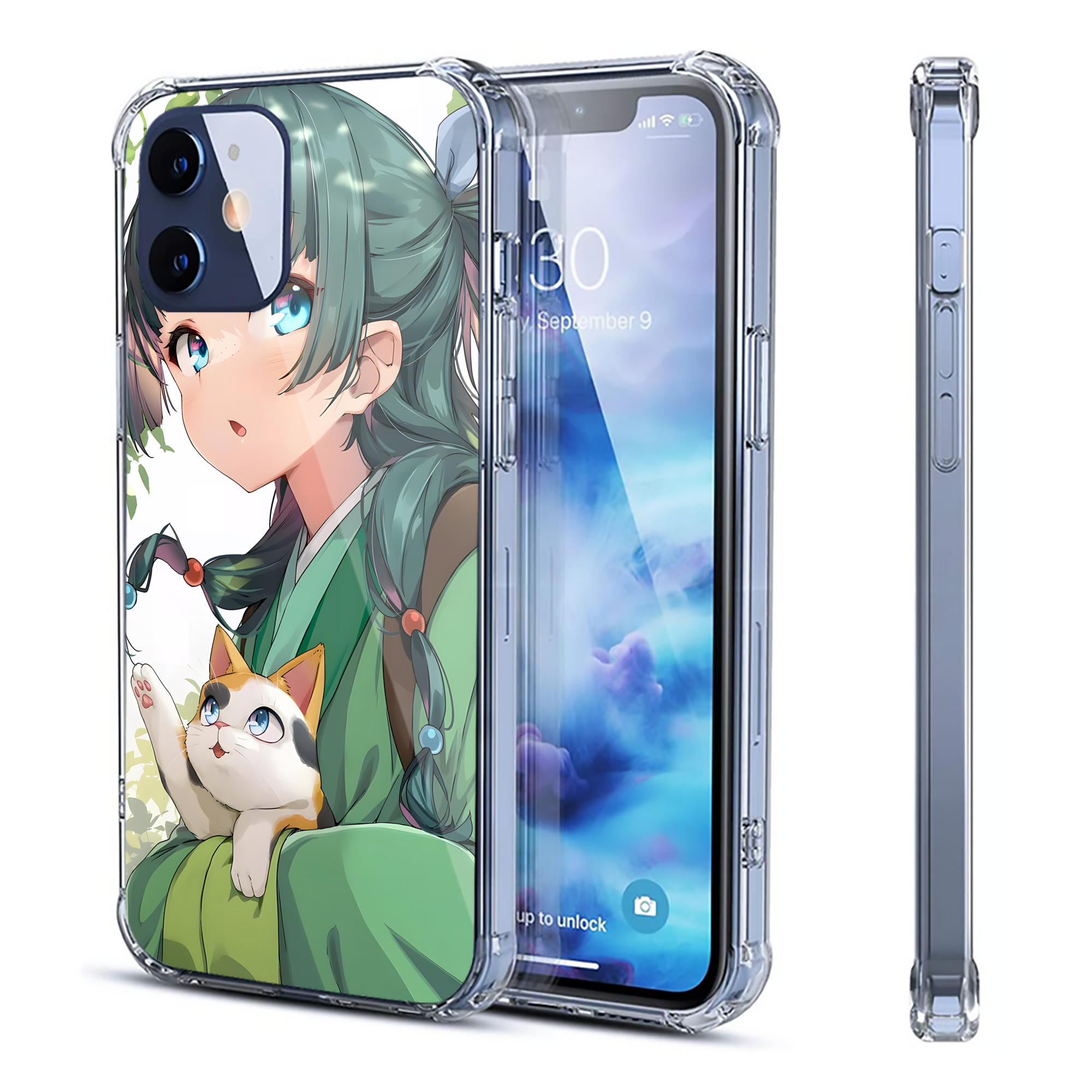 （画像用） 薬屋のひとりごと The Apothecary Diaries 【iPhone 12シリーズ対応】透明スマホケース（クリアソフトケース）